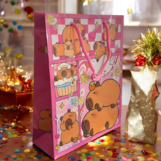 12 Bolsas de Regalo Capibaras $6.5 c/u