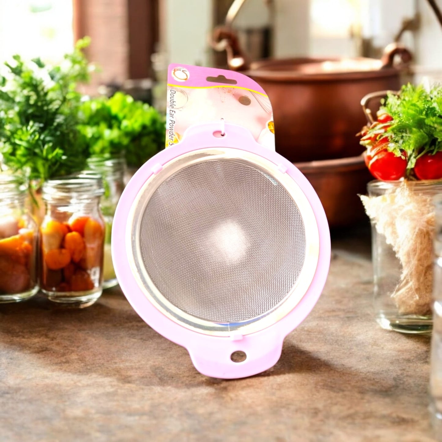 6 Coladores Grande de metal $27 c/u