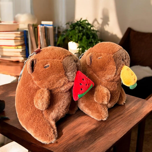 12 Llaveros Capibara con Accesorios $49 c/u