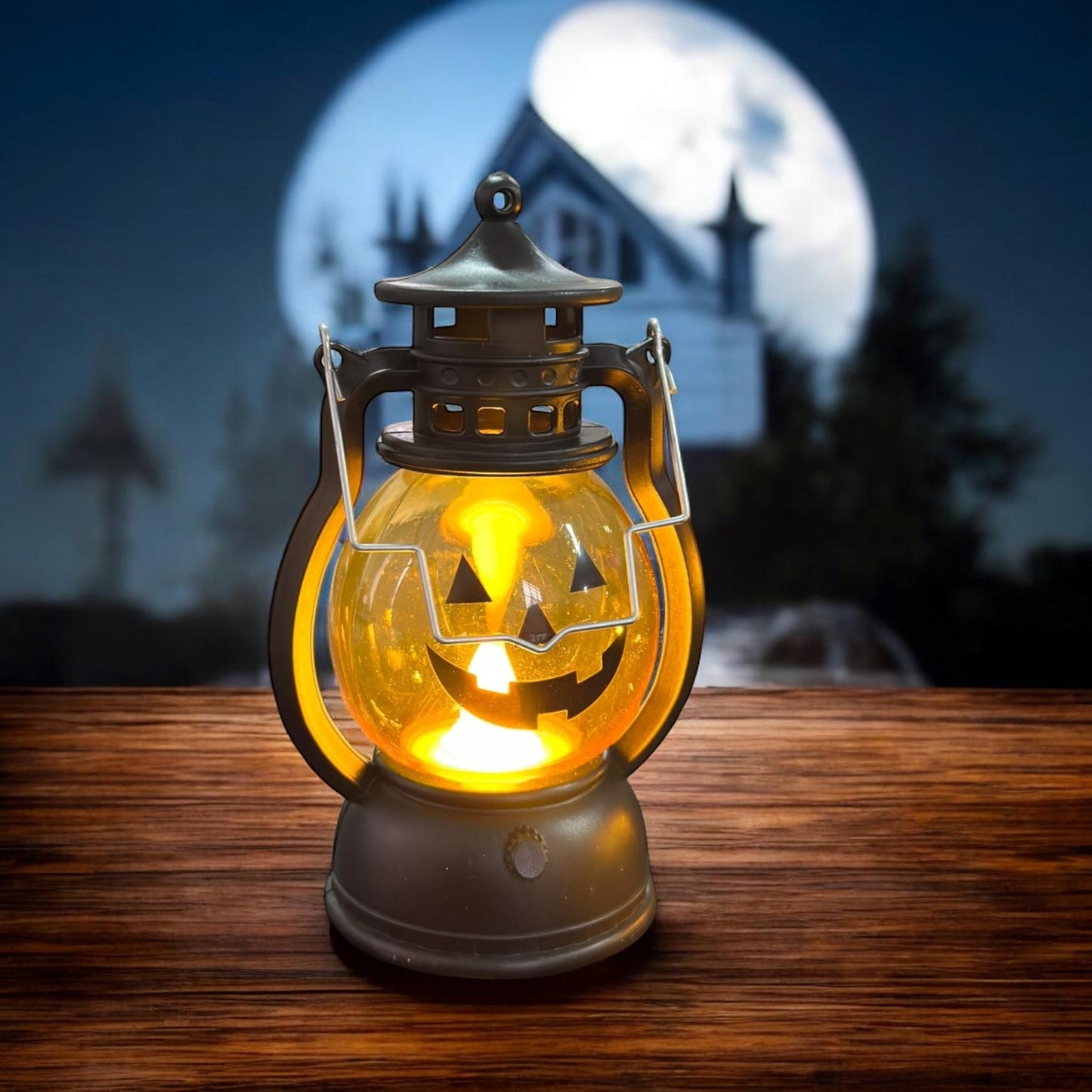 6 Lamparas Calabacita Halloween Parafina $21 c/u