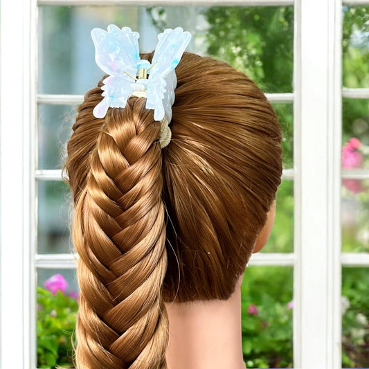 12 Pinzas Mariposas Marmoleadas Lindas $7 c/u