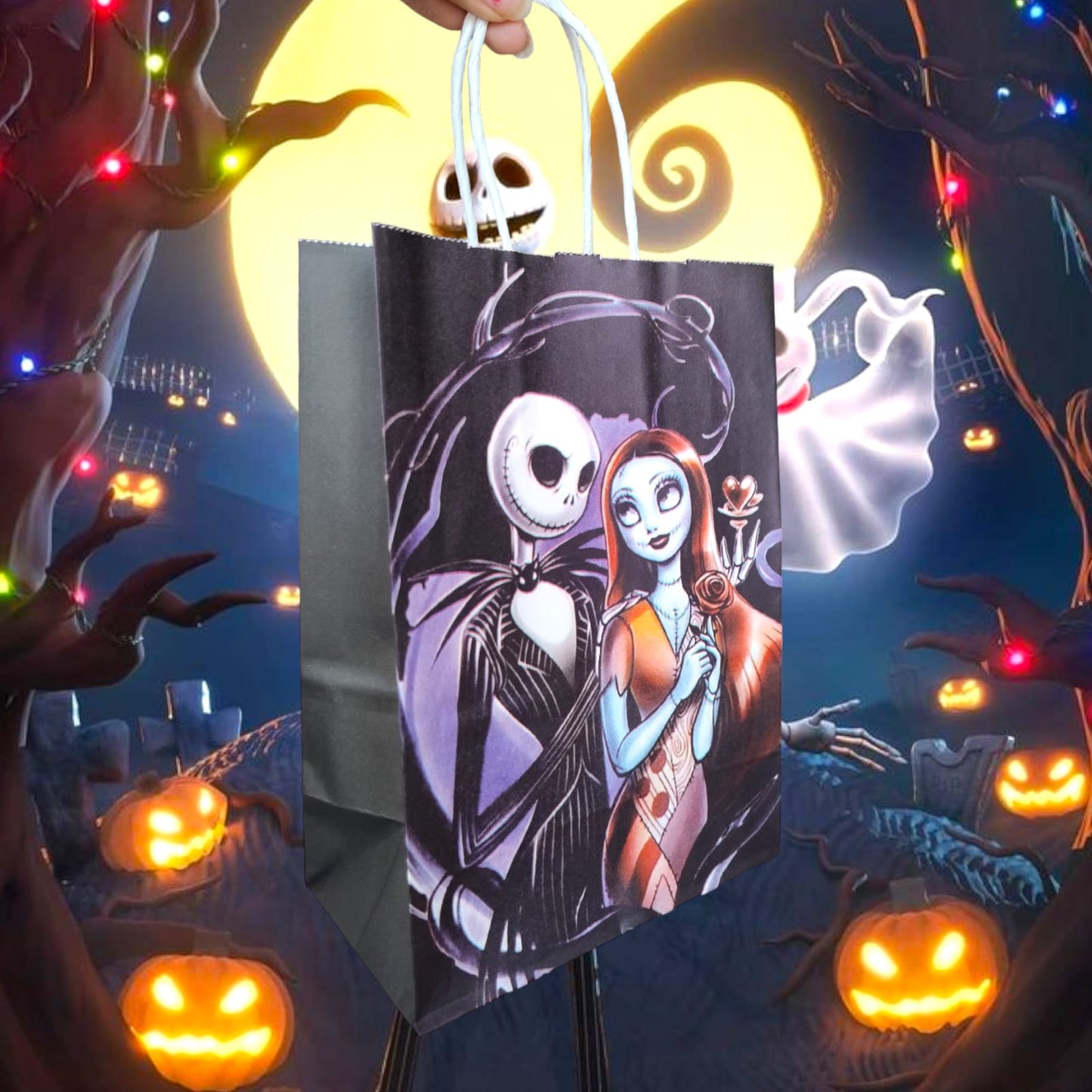 12 Bolsita para pedir dulces Halloween $4.2 c/u