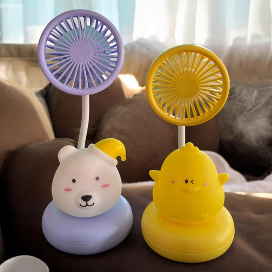 Ventilador con Base de Animalitos