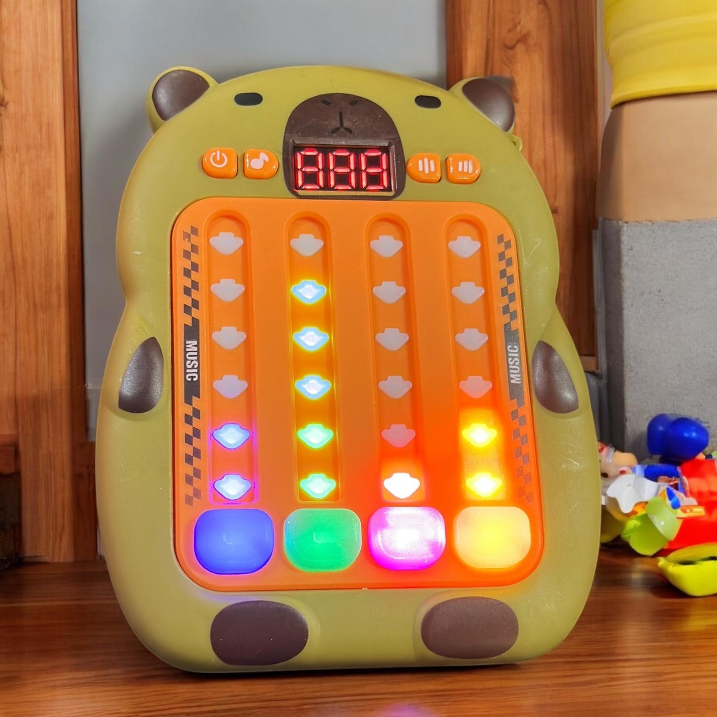 Capibara Pop It con Luz y Sonido