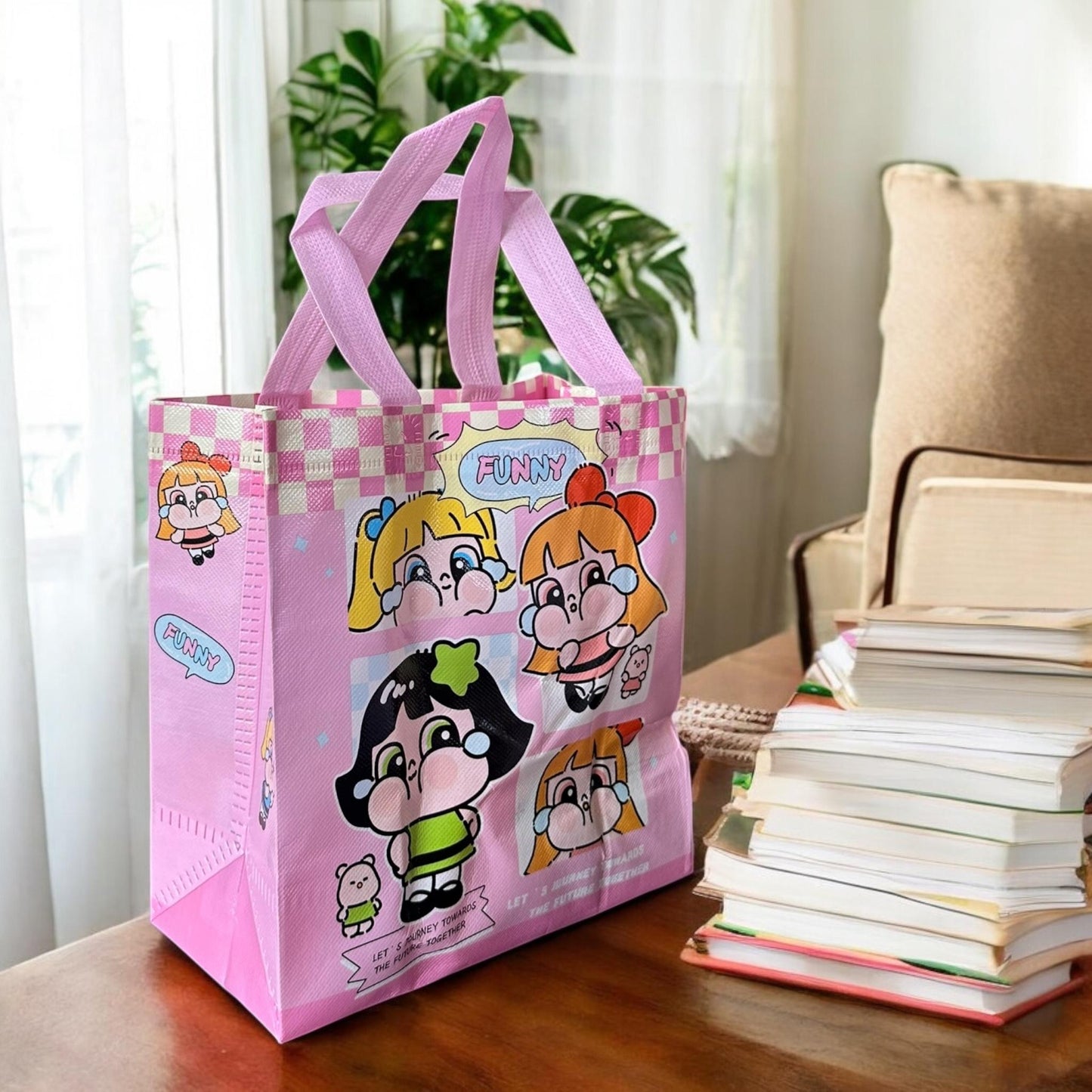 12 Bolsas Reutilizables Chicas Superpoderosas $7.7 c/u