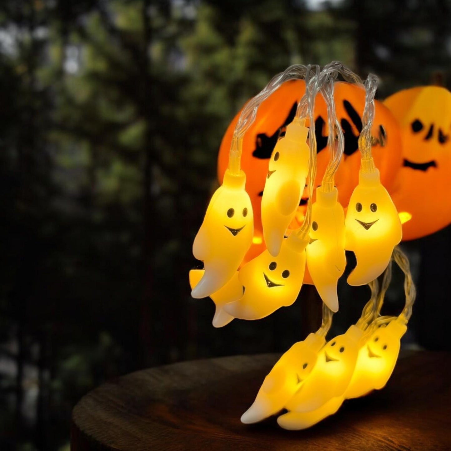 Serie de Luces Halloween Fantasmitas