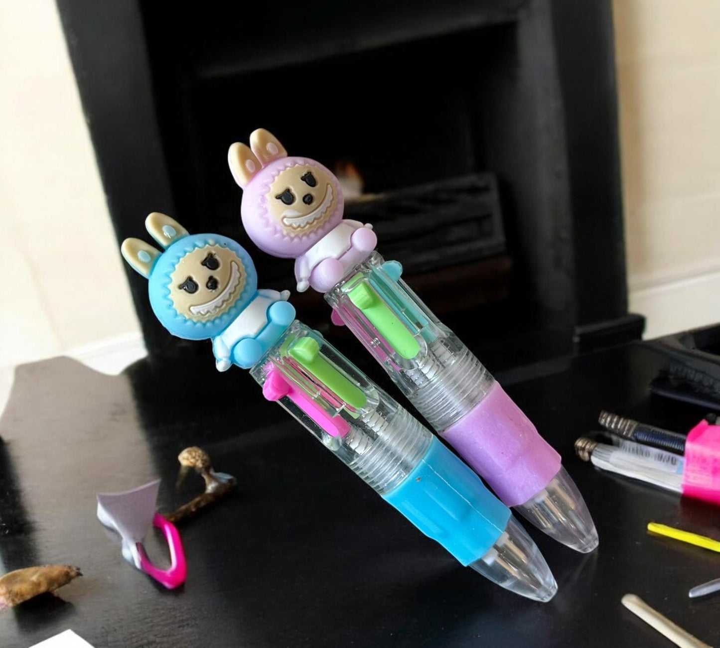 36 Lapiceros Multitintas Labubus Ch $8 c/u