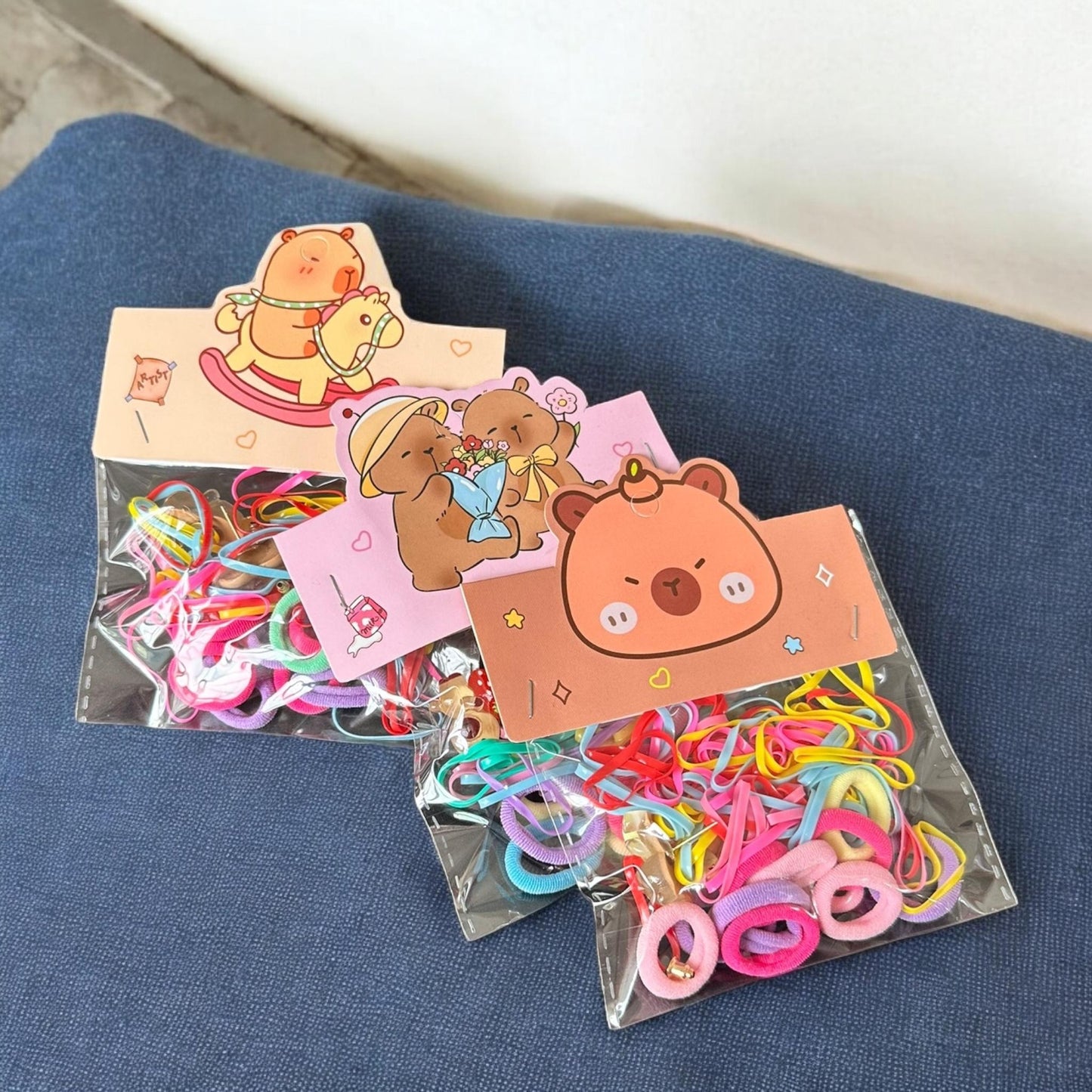 12 Bolsitas Capibaras Accesorios y Aretes $8 c/u