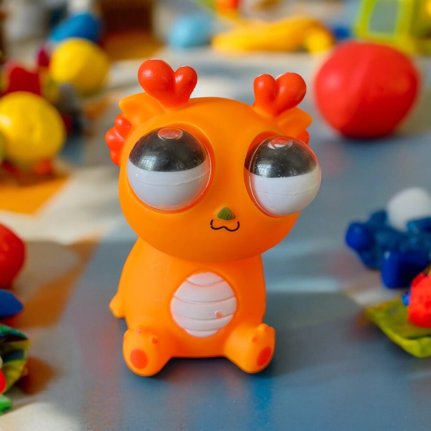 6 Ajolotes Ojos Saltones Squishies $32 c/u