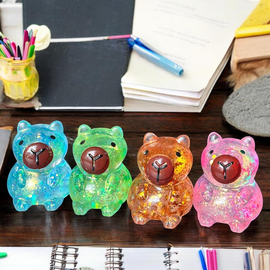 12 Squishies Capibaras Brillos $22.5 c/u