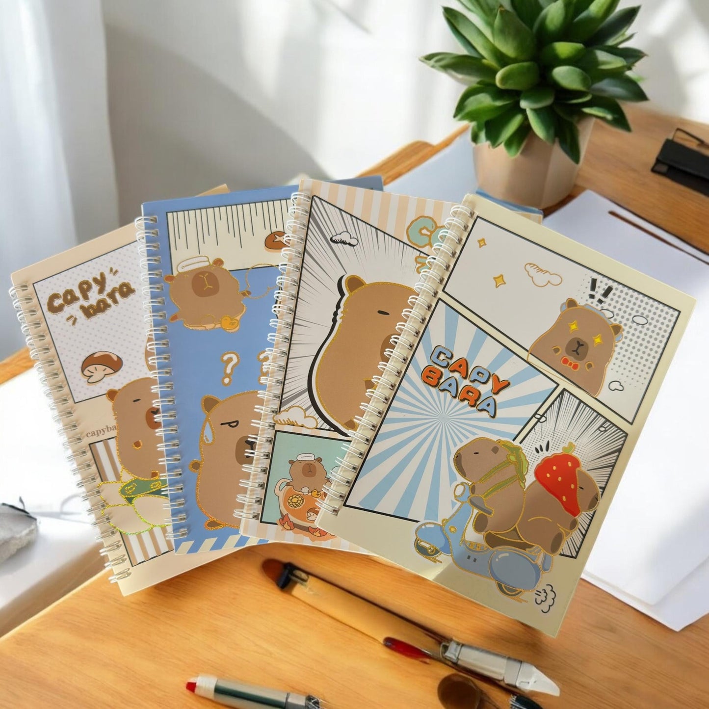 12 Libretas Francesas Capibaras $18.75 c/u