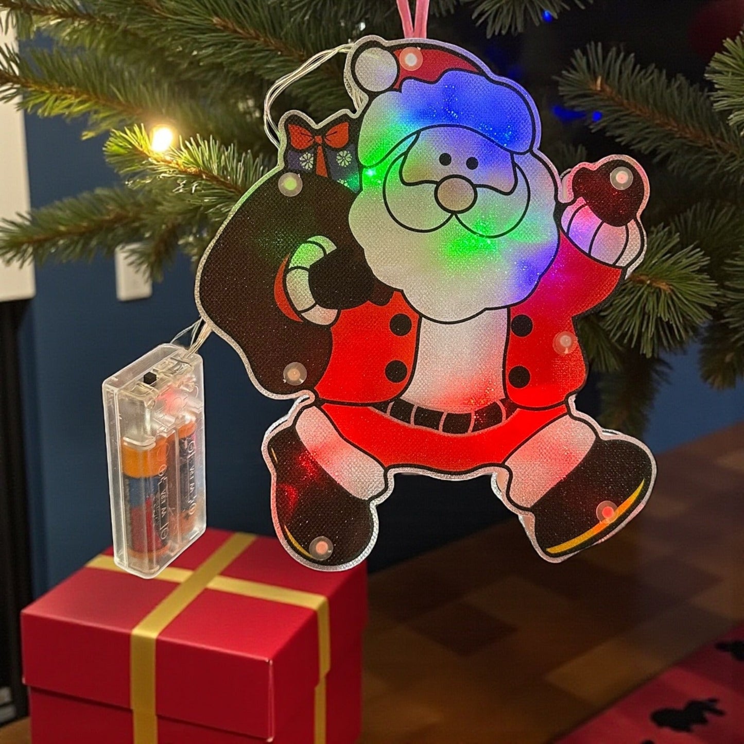 6 Adornos de Luz Navideño de Pilas $39 c/u (No Incluye Pilas)