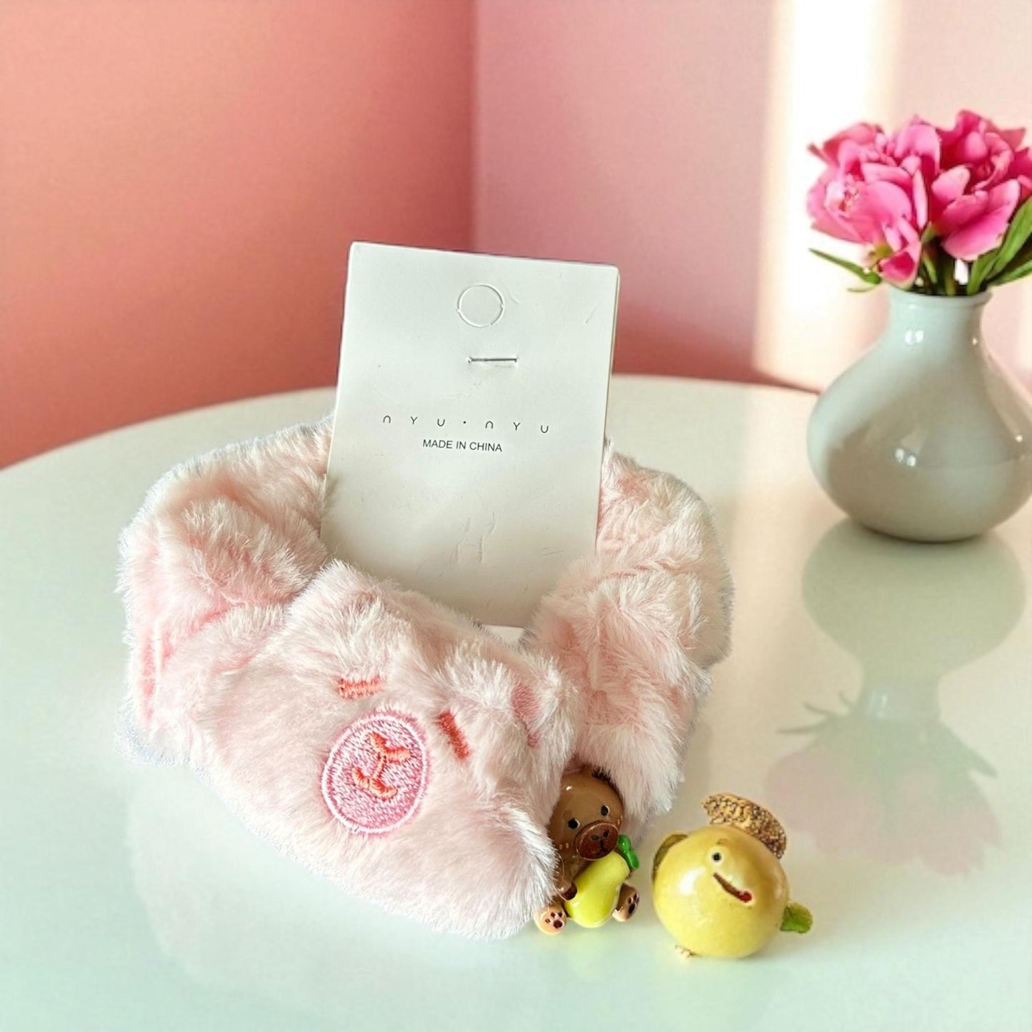 12 Scrunchies Capibaras Peluche $14.5 c/u