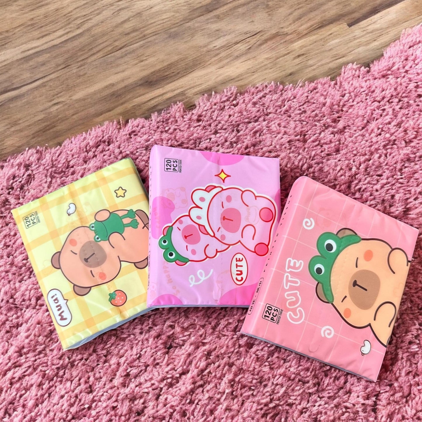 18 Bolsitas de Klenex Capibaras $17 c/u