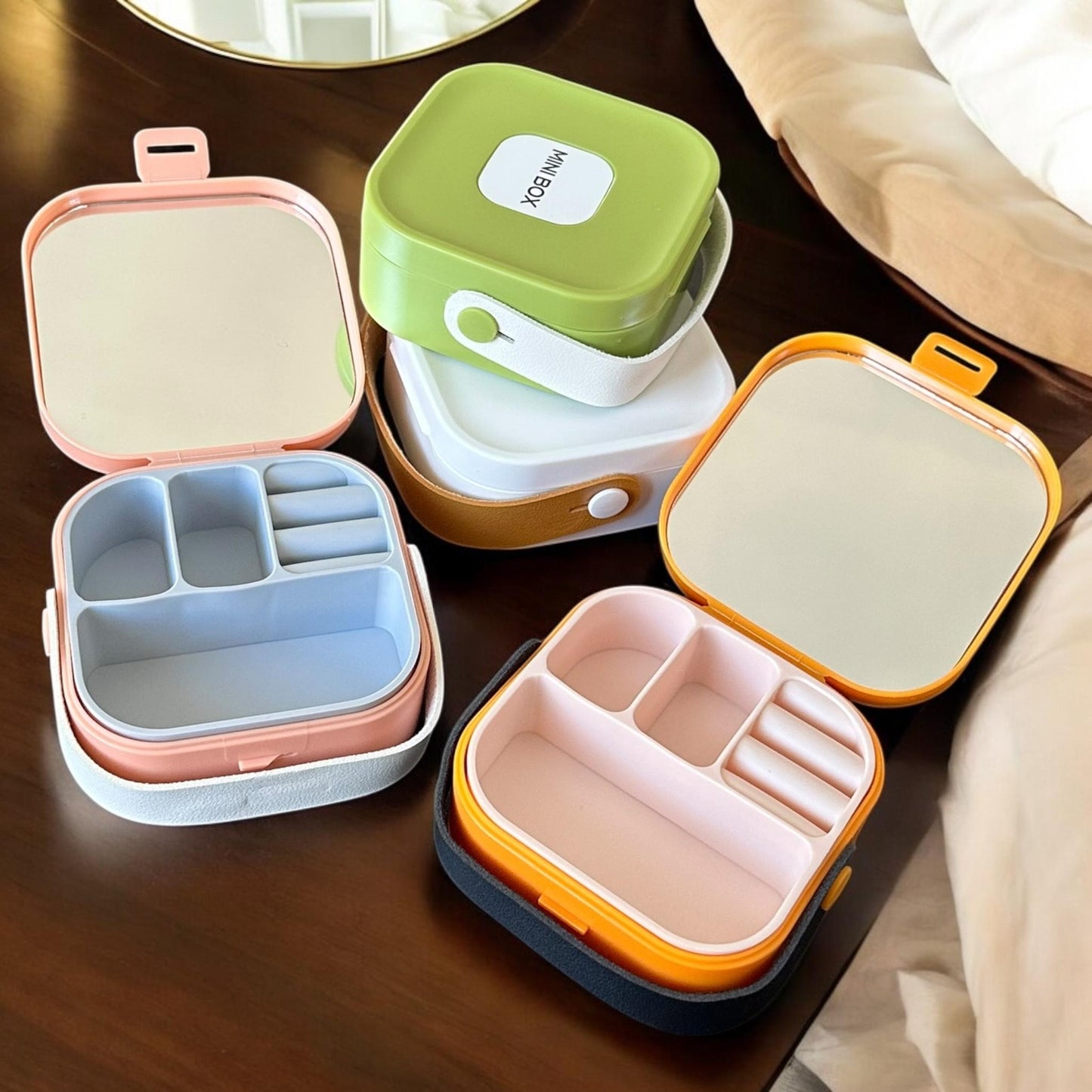 Joyero Plastico con Espejo