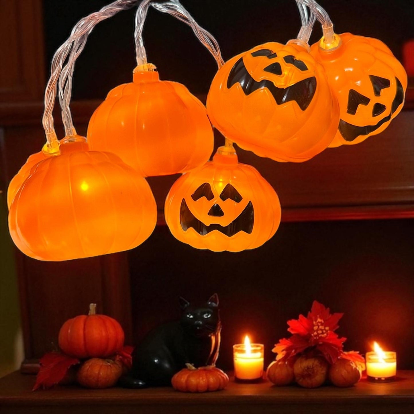 Serie de Luces Calabacitas Halloween