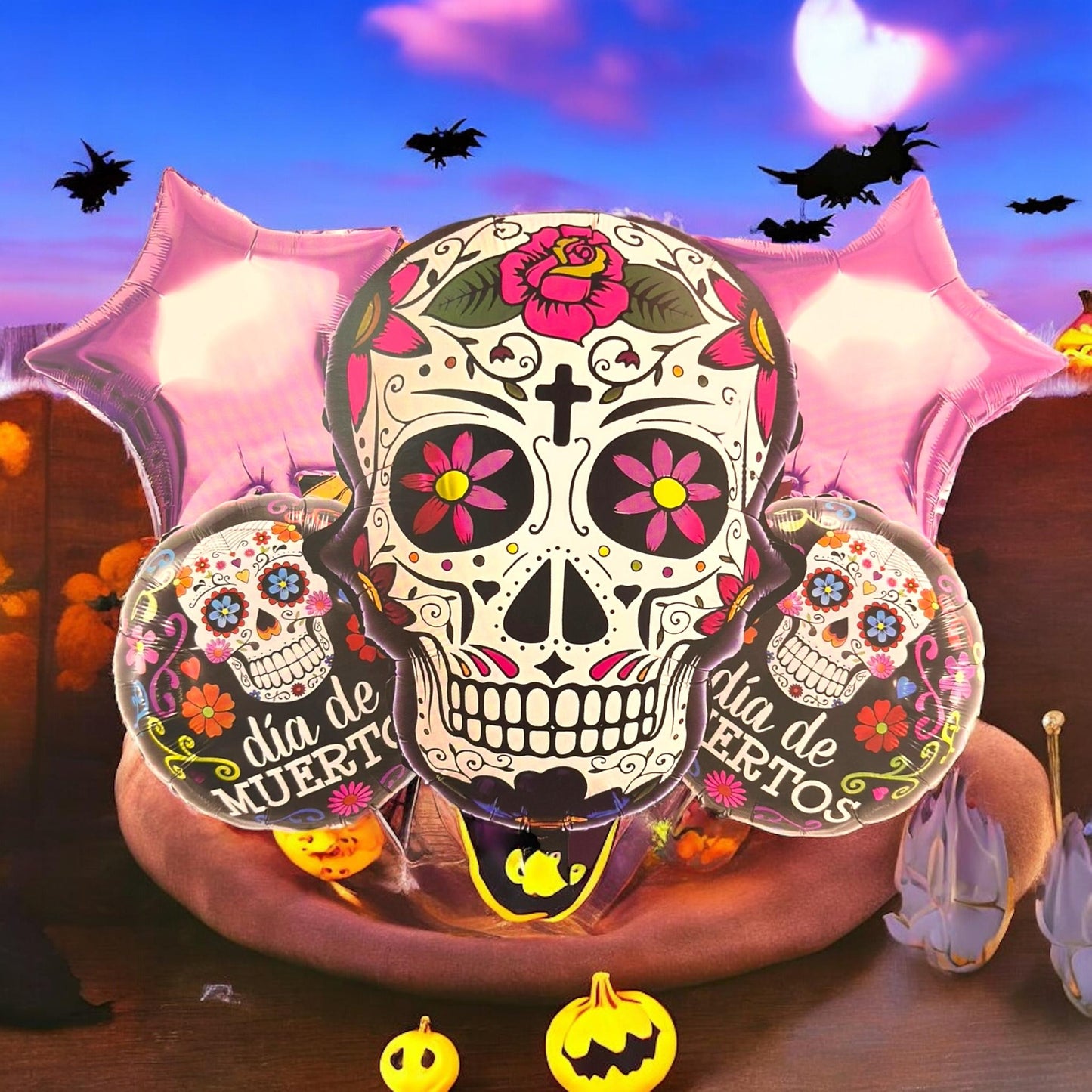 12 Sets de Decoracion Globos Halloween  $27 c/u