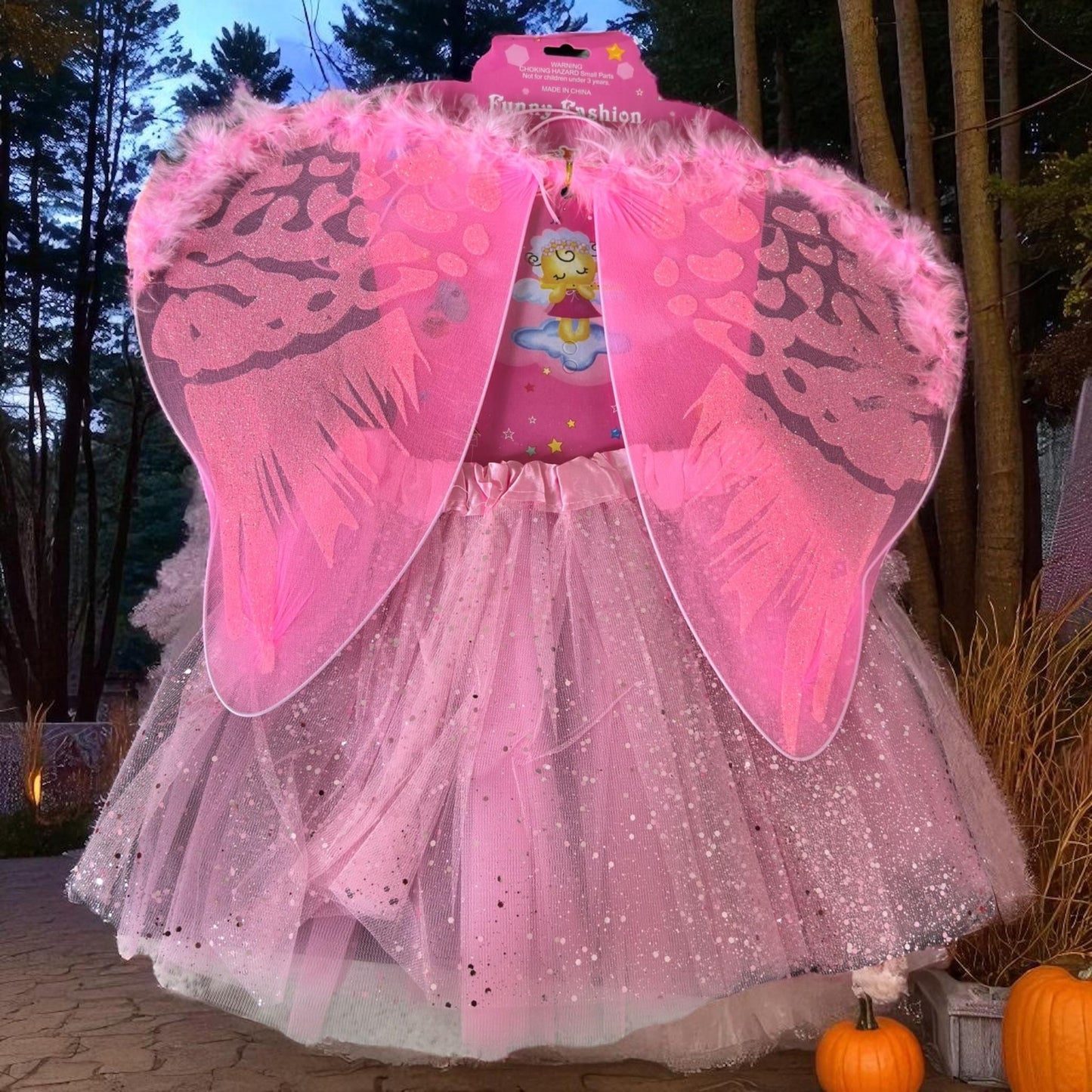 Disfraz Angel Colores Infantil Halloween