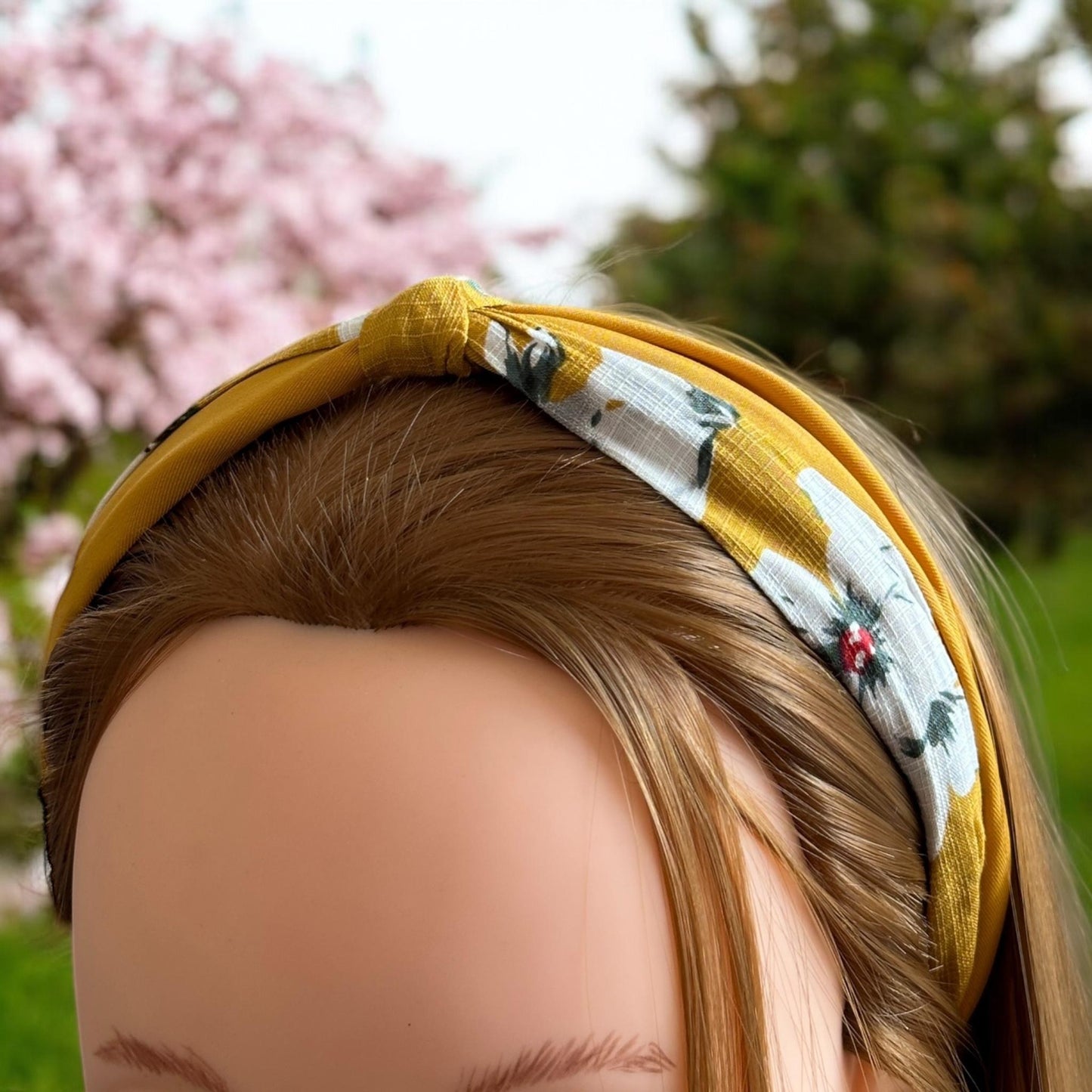 12 Diademas Gruesas Decoradas Tela $13 c/u