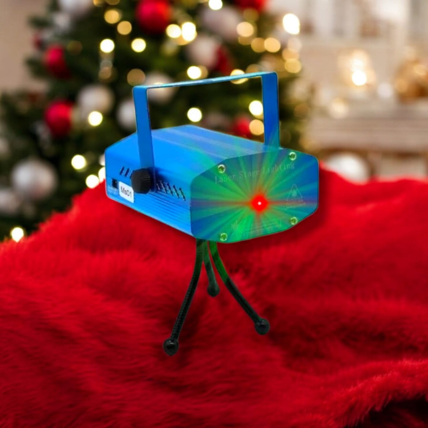 Proyector Navideño con base (tripie) cable incluido