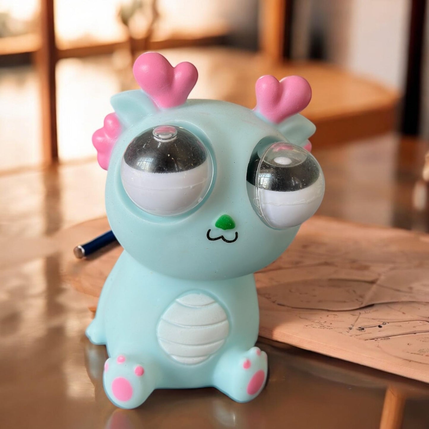 6 Ajolotes Ojos Saltones Squishies $32 c/u