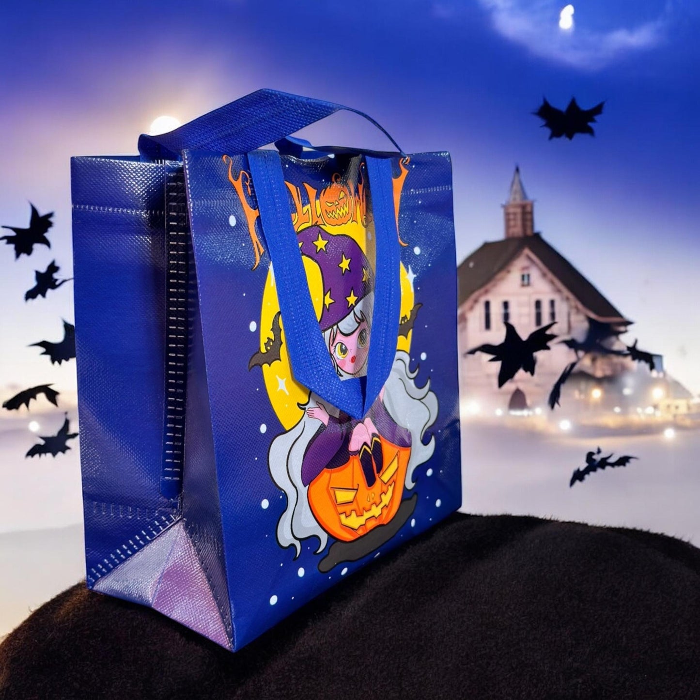12 Bolsas Halloween Plastificadas $5.9 c/u