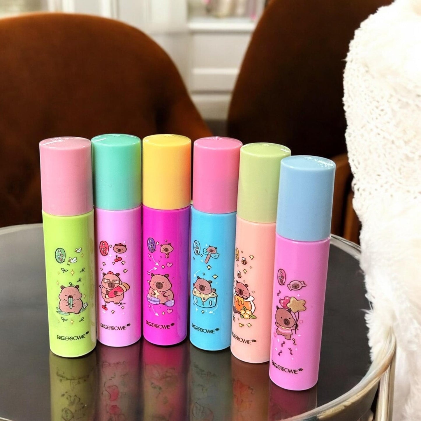 24 Perfume en Roll On Capibaras $10.5 c/u