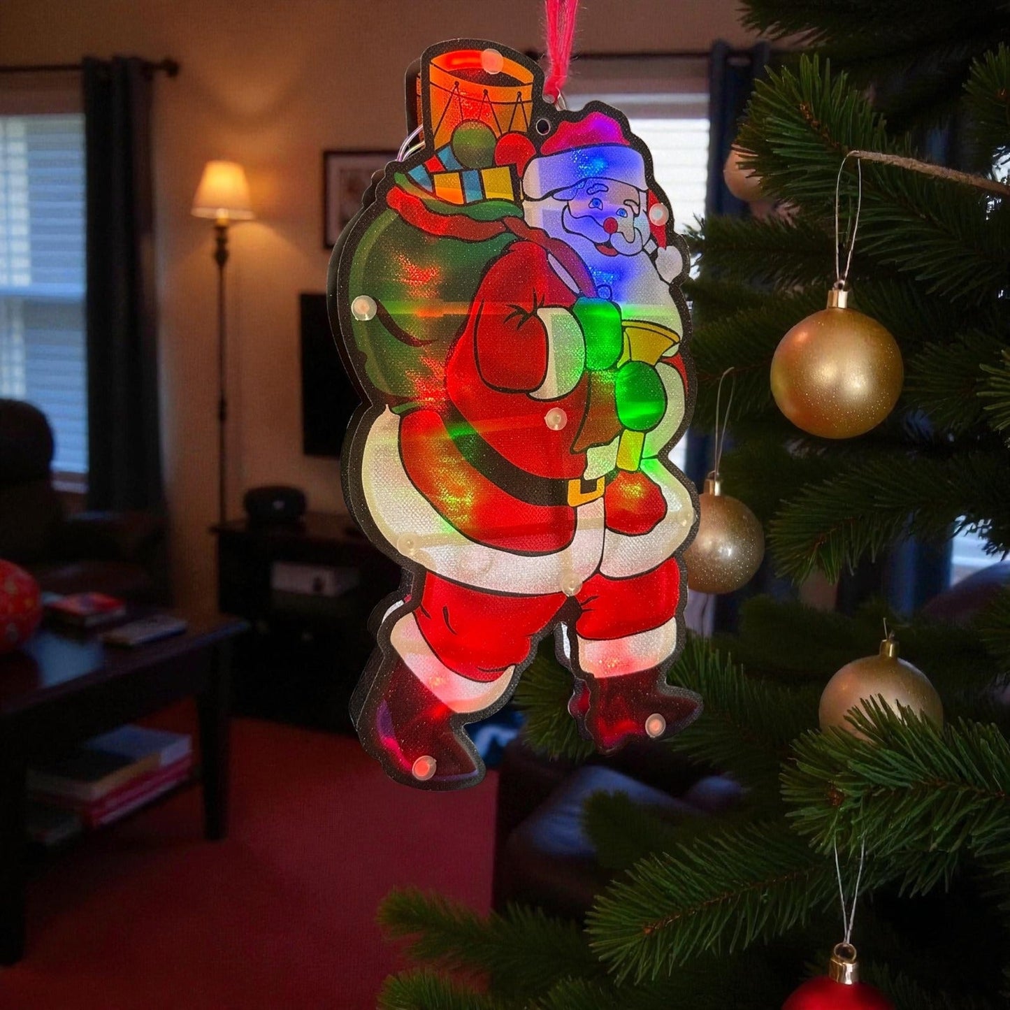 6 Adornos de Luz Navideño de Pilas $39 c/u (No Incluye Pilas)