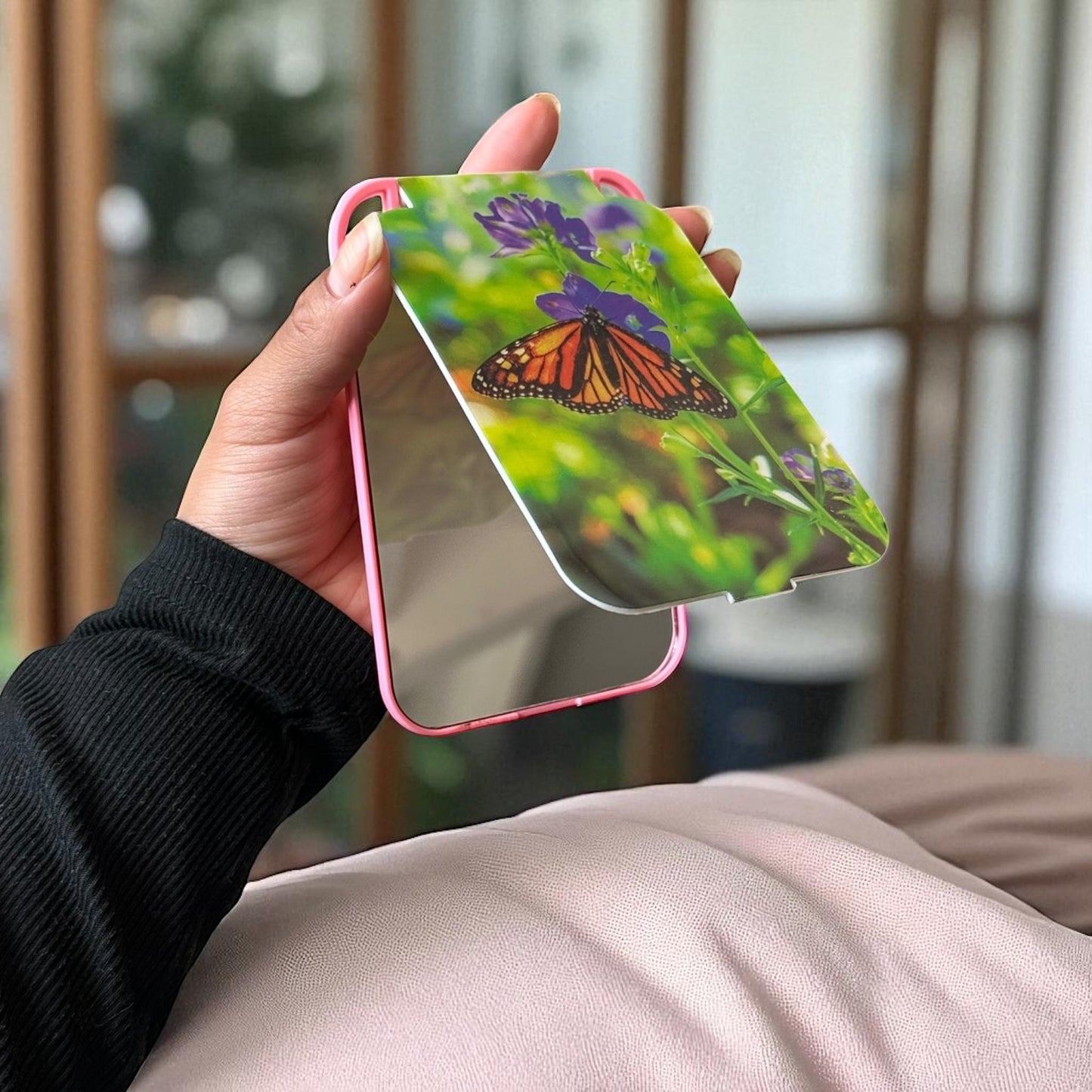 12 Espejos de Bolsillo Muñecas/Mariposas $9 c/u