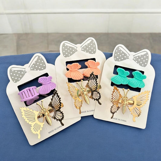 12 Sets Pasadores y Piojitos Capibaras $9 c/u