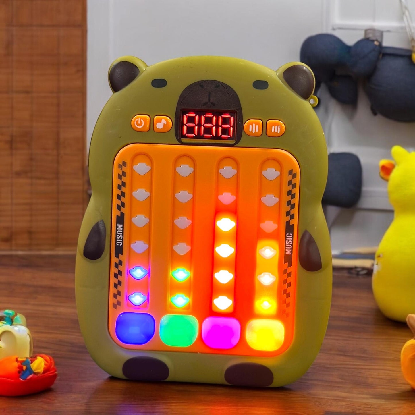 Capibara Pop It con Luz y Sonido