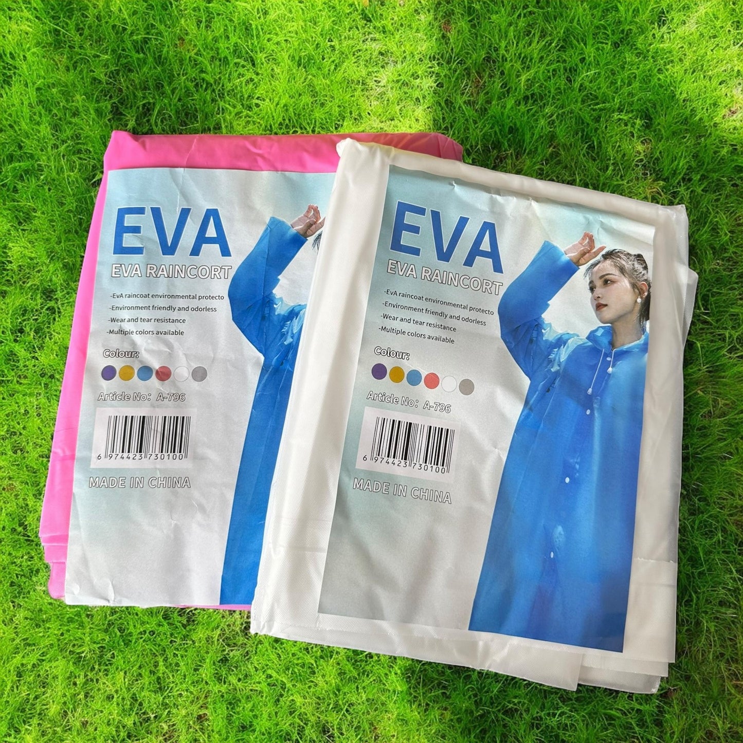 3 Impermeables Eva Colores Adulto $28 c/u