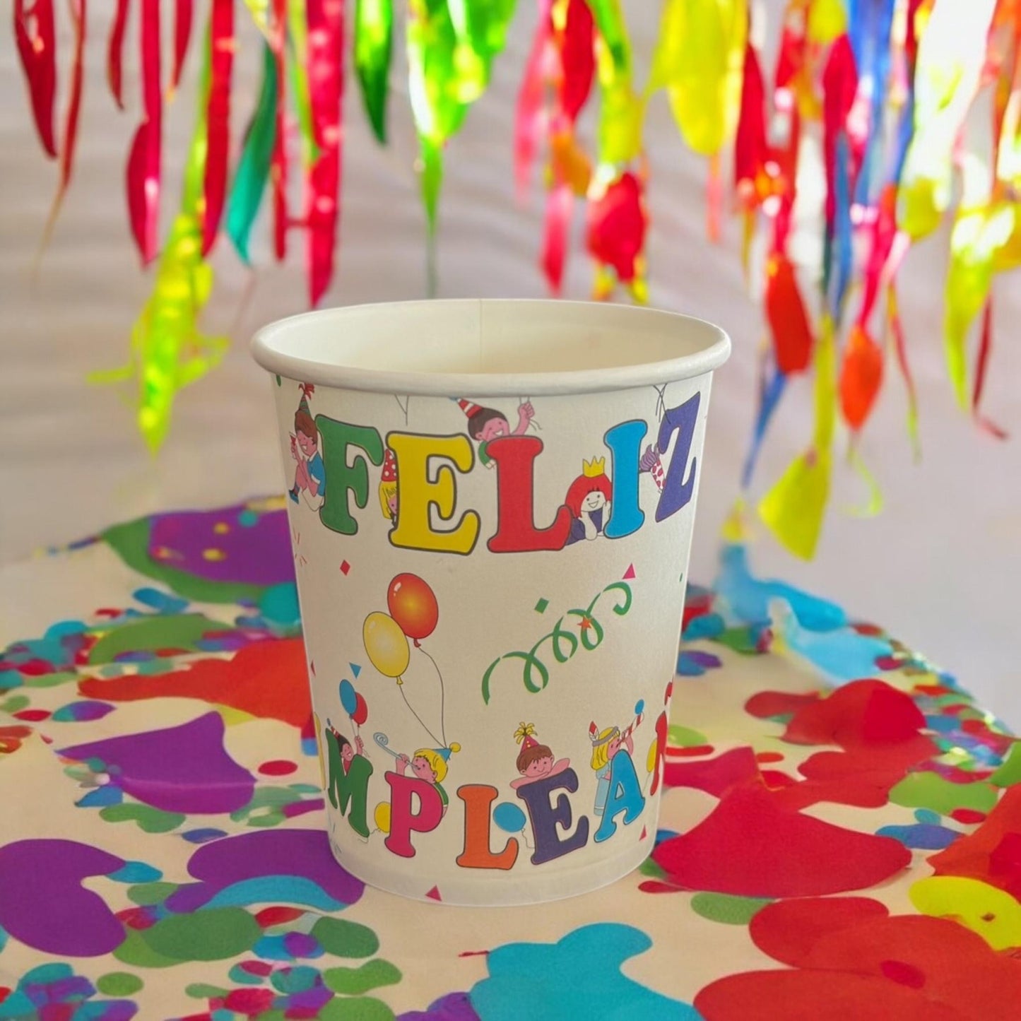 10 Paquetes Vasos Para Fiestas "Feliz Cumpleaños" $9 c/u