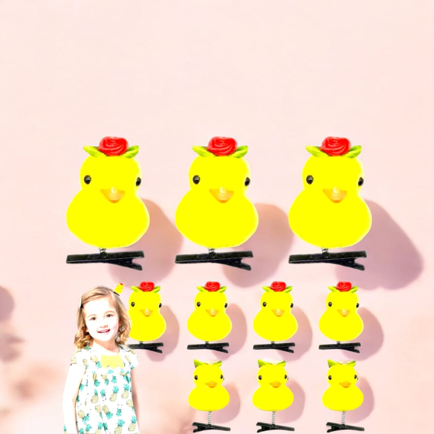 100 Patitos Accesorio para el Cabello $1.95 c/u