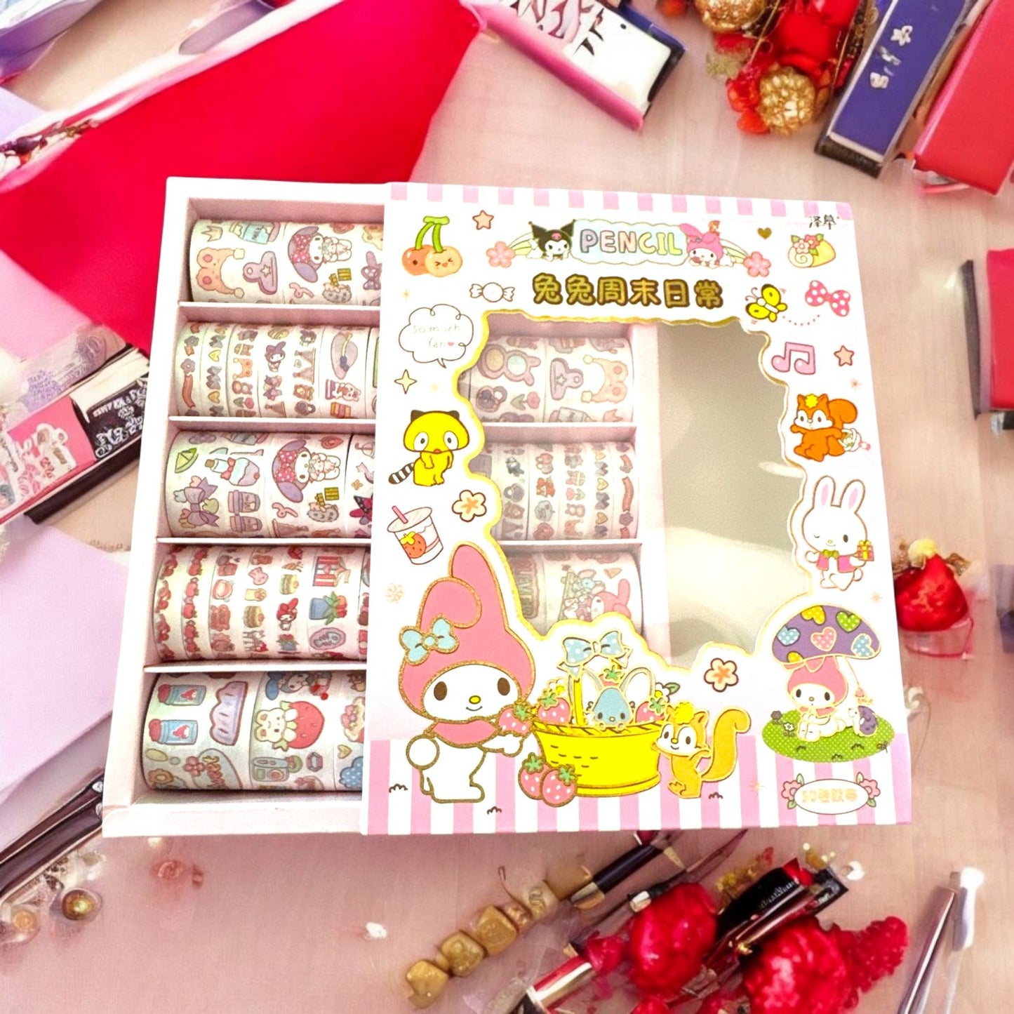 50 Cintas Decoratiavas Sanrio $1.8 c/u