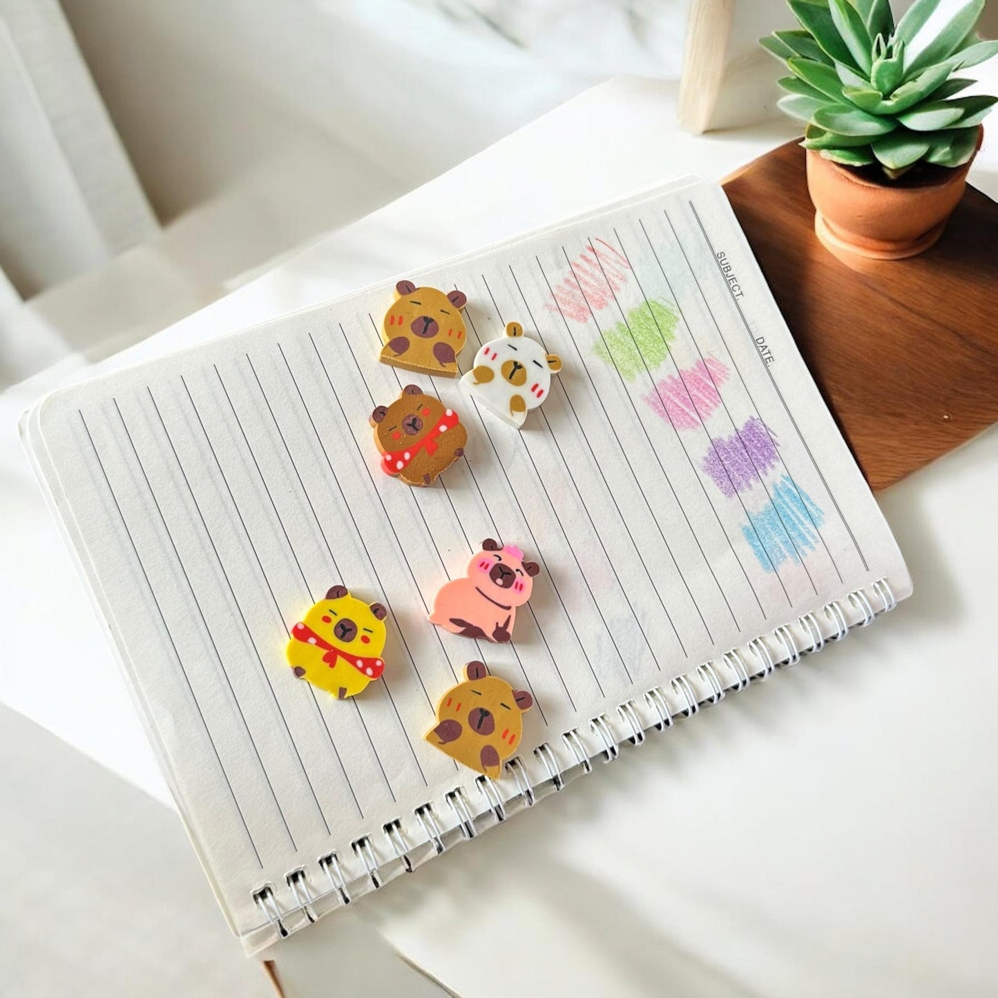 20 Sets de 3 Gomas Labubus/Capibaras $2.9 c/u