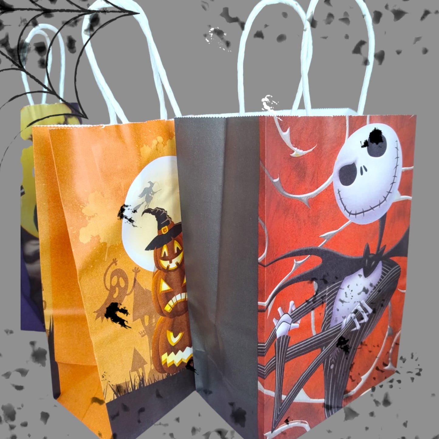 12 Bolsita para pedir dulces Halloween $4.2 c/u