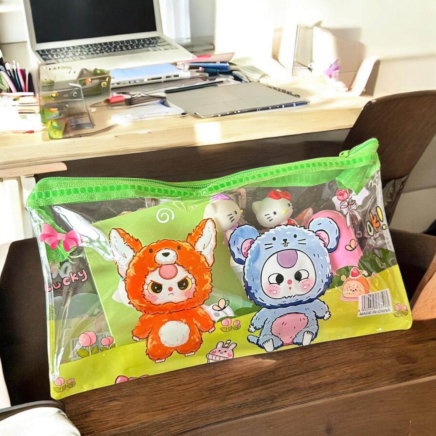 12 Lapiceras de Plastico con Cierre colores Ch $5.8 c/u