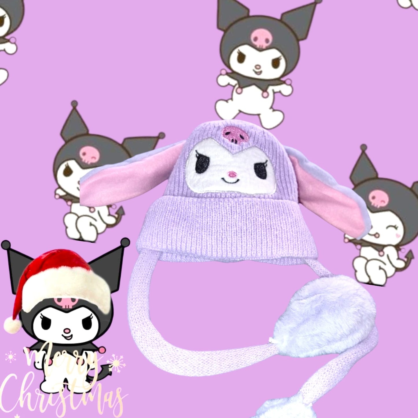Gorro con orejitas Sanrio
