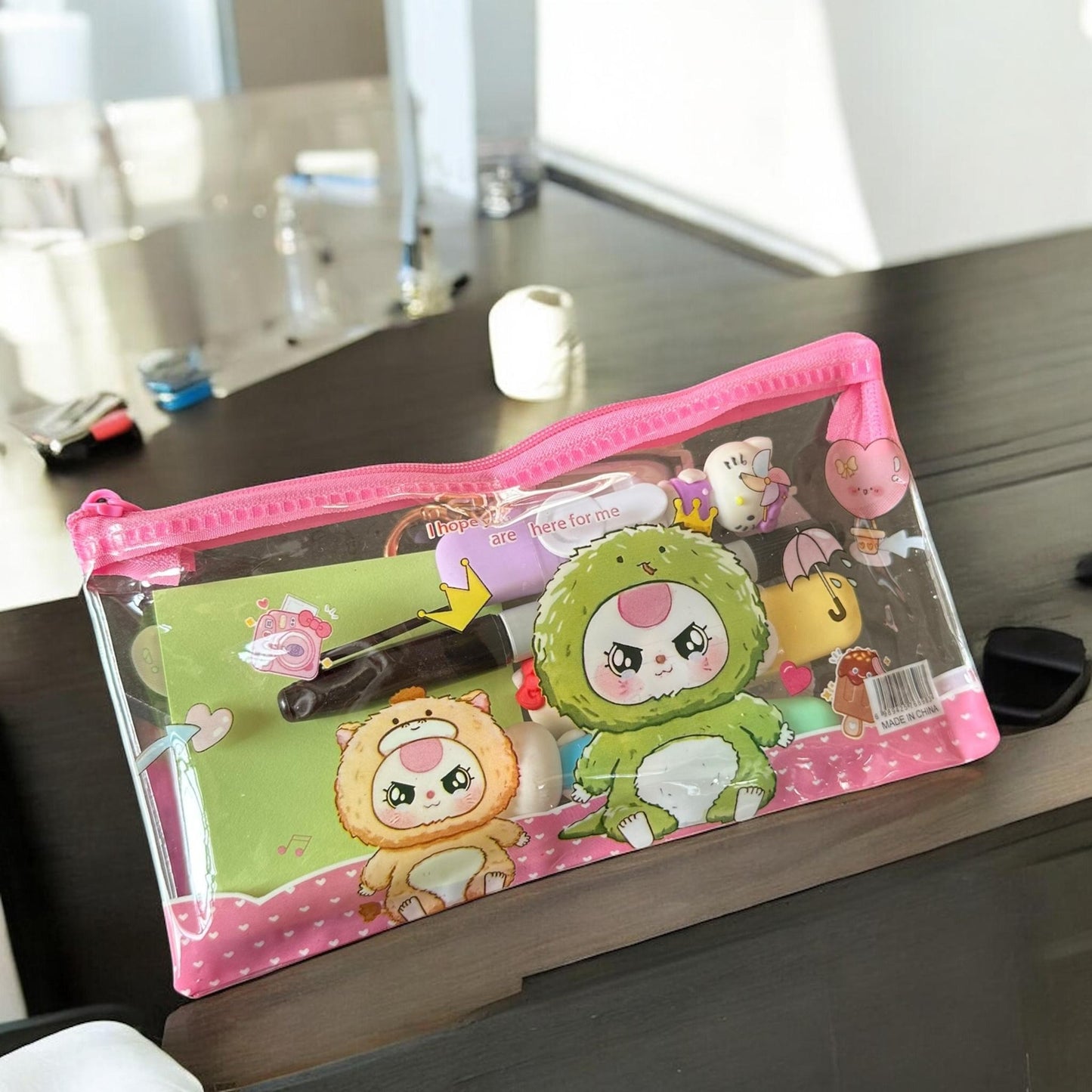 12 Lapiceras de Plastico con Cierre colores Ch $5.8 c/u