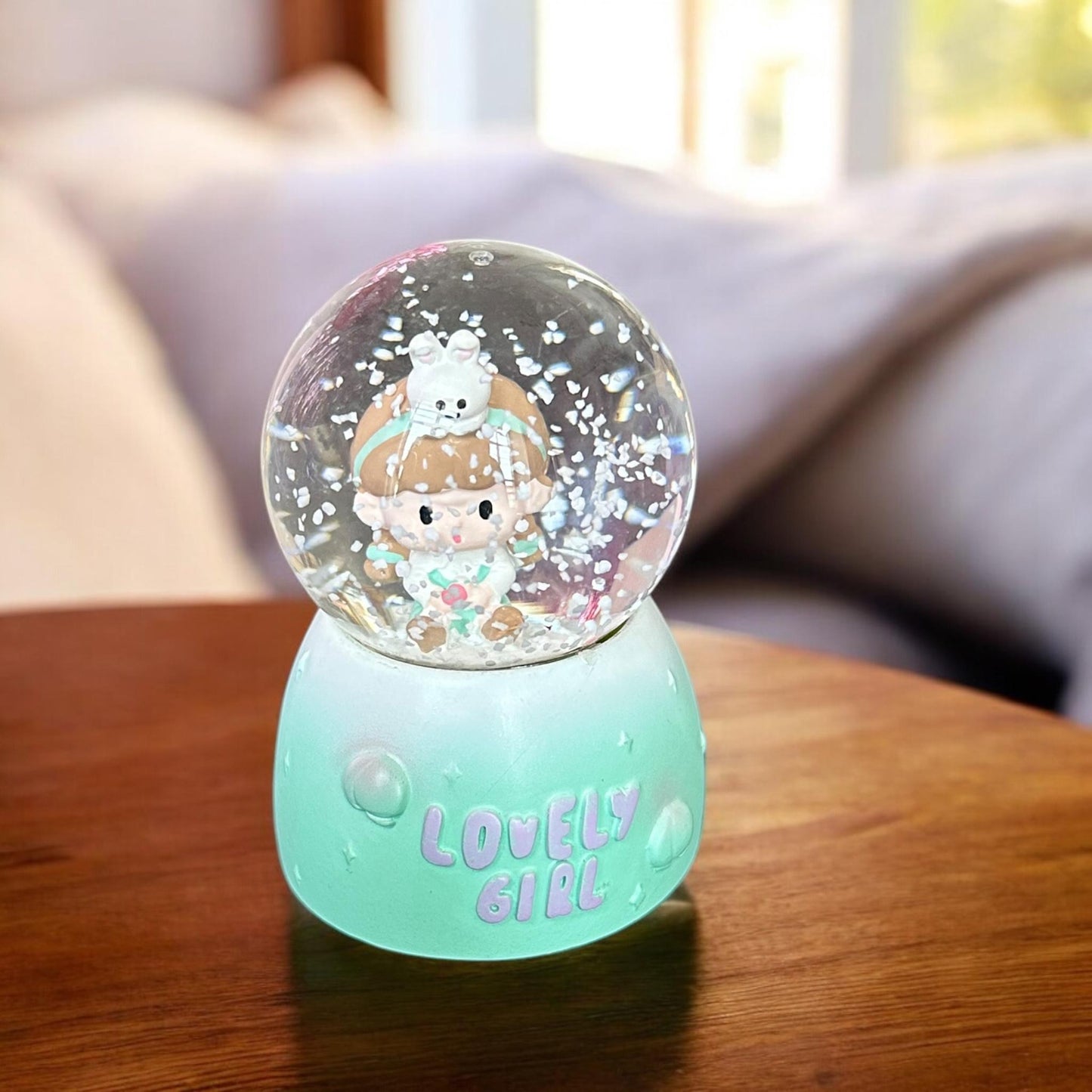 Bola de Cristal Mini Hermosa con Luz