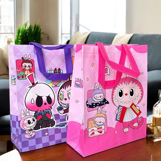 12 Bolsas Labubus Reutilizables G $8.5 c/u