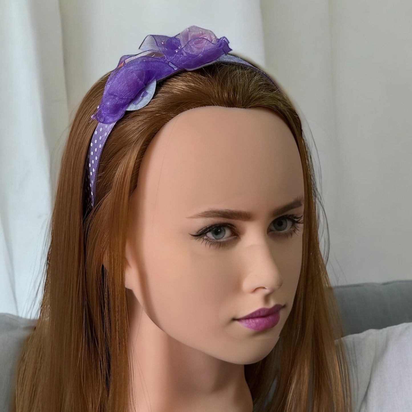 12 Diademas de Puntos Para Cabello $7.5 c/u