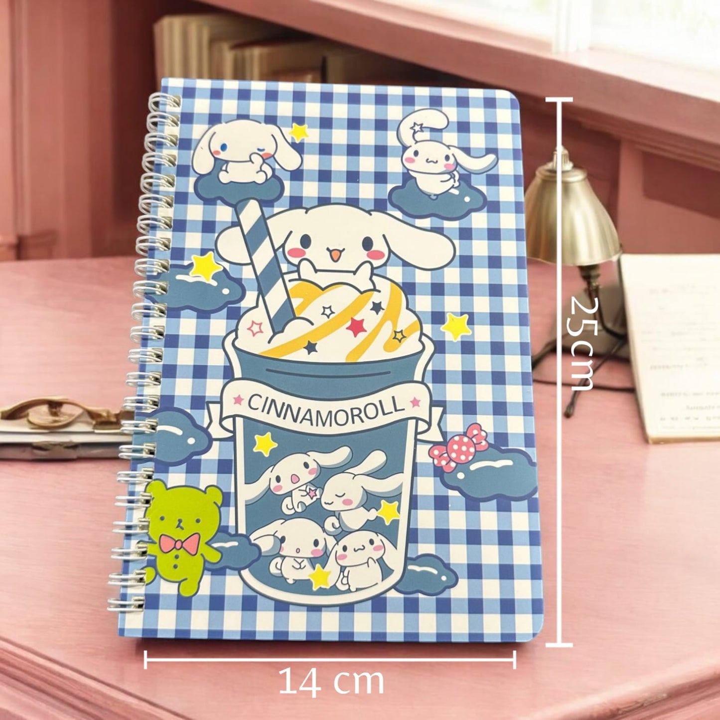 Paquete 4 Libretas Sanrio Francesa 25cm *14.5cm $27 c/u