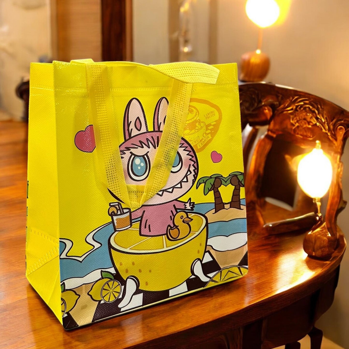 12 Bolsas Labubus Reutilizables $7 c/u