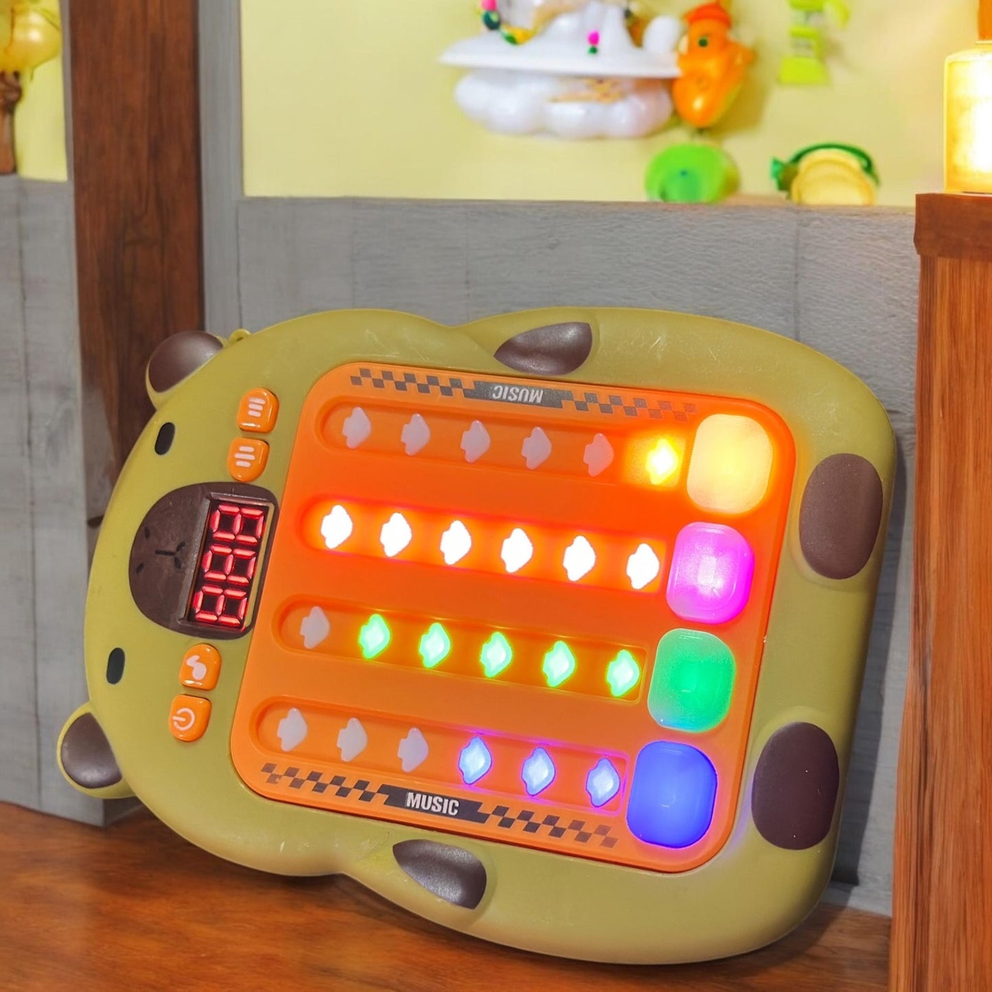 Capibara Pop It con Luz y Sonido