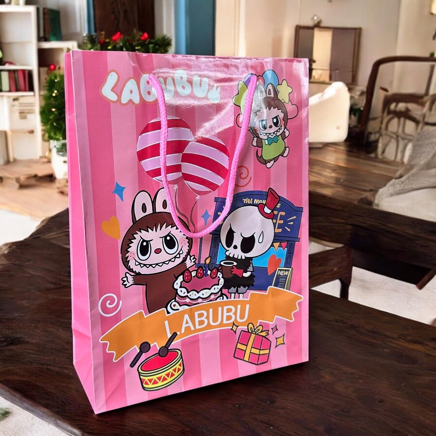 12 Bolsas de Regalo Labubus $7.5 c/u