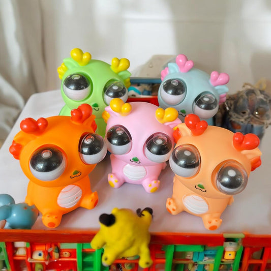 6 Ajolotes Ojos Saltones Squishies $32 c/u