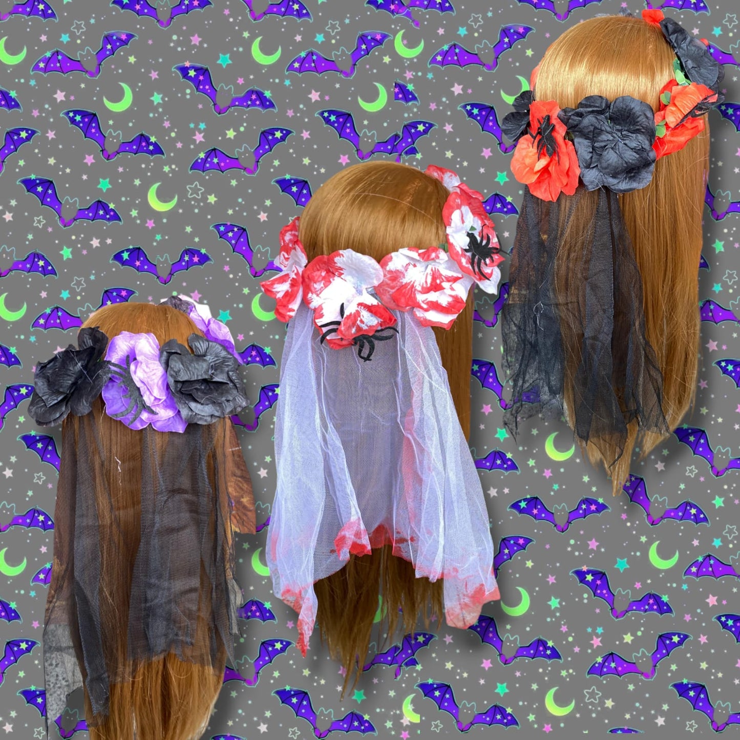 12 Diadema Flores Día de muertos $25 c/u