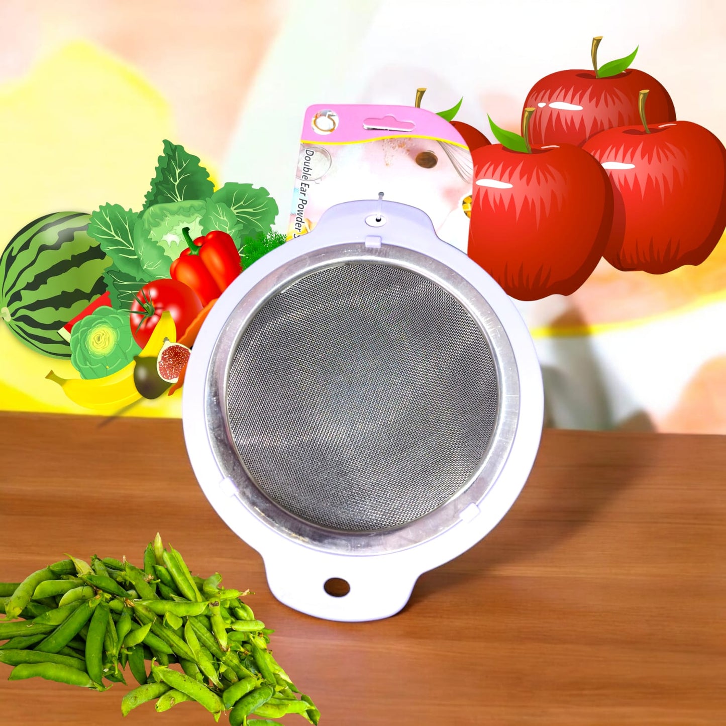 6 Coladores Grande de metal $27 c/u